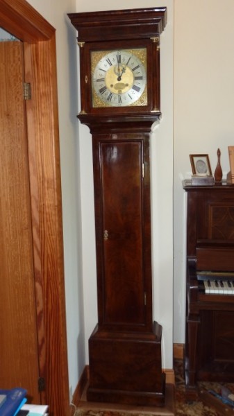 Walnut Clock after Repair 1